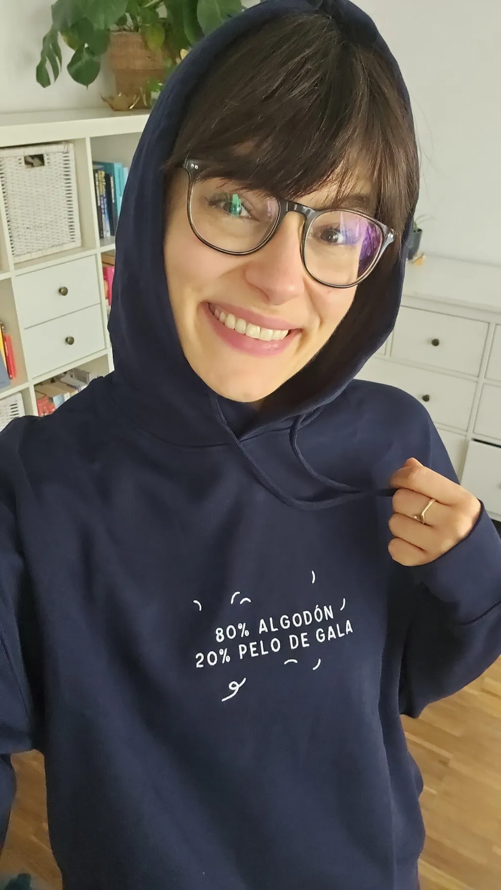 CUSTOM Your Text Embroidered Women’s Organic Hoodie