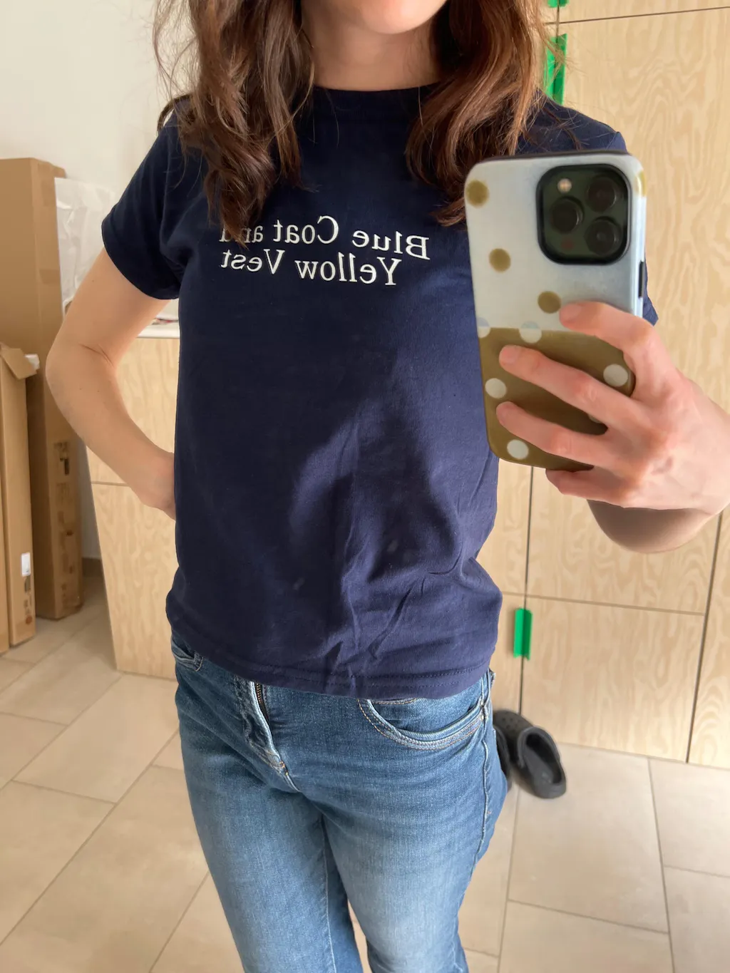 CUSTOM Your Text Serifed Embroidered Baby Tee