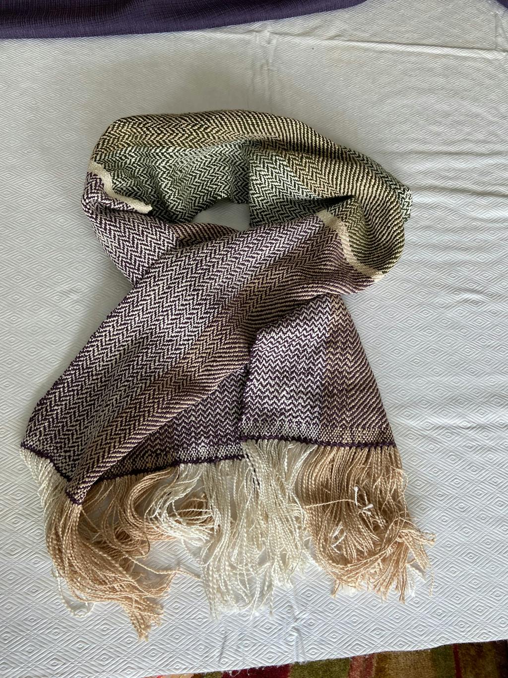 Mixed Twill Scarf Weaving Pattern - Gist Yarn