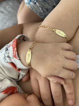 Bracciale targa per bambini 2-8 anni con incisione gratuita