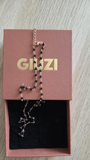 Collana rosario nero semplice
