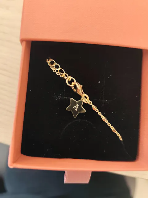 Bracciale per neonato con charm stella 0-2 anni