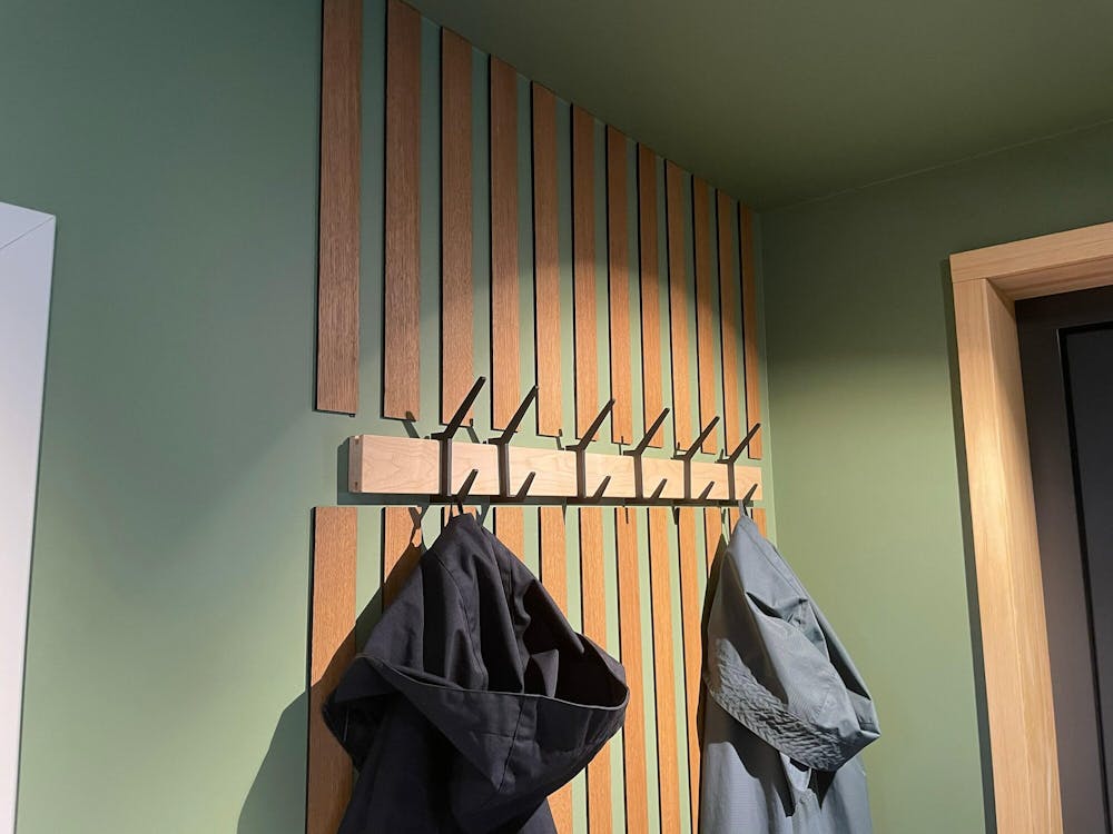 Coat & hat rack black - MAPLE (90 cm - 35.43)