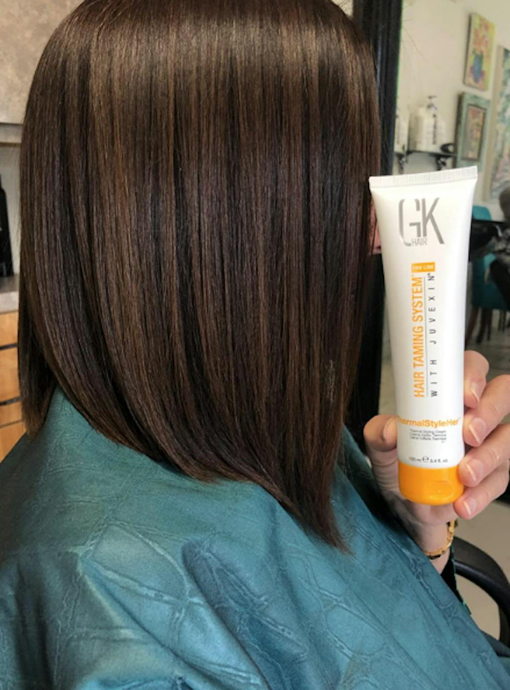 ThermalStyleHer Cream GK Hair Heat Protectant Cream GK Hair USA