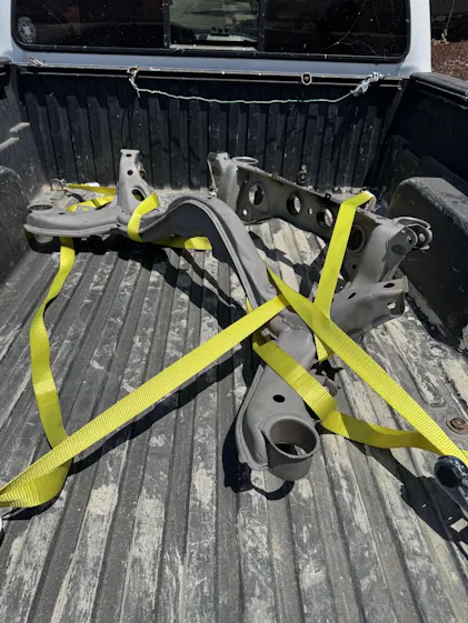 V2 R32 GTR Skyline subframe weld in reinforcement plates
