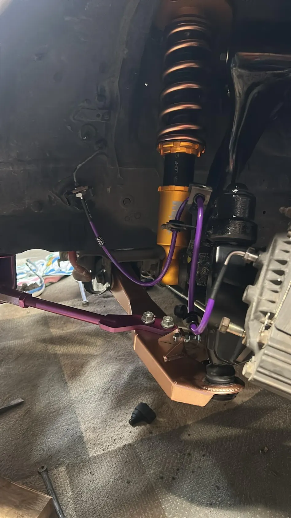 N-Style Z32 300zx braided brake lines