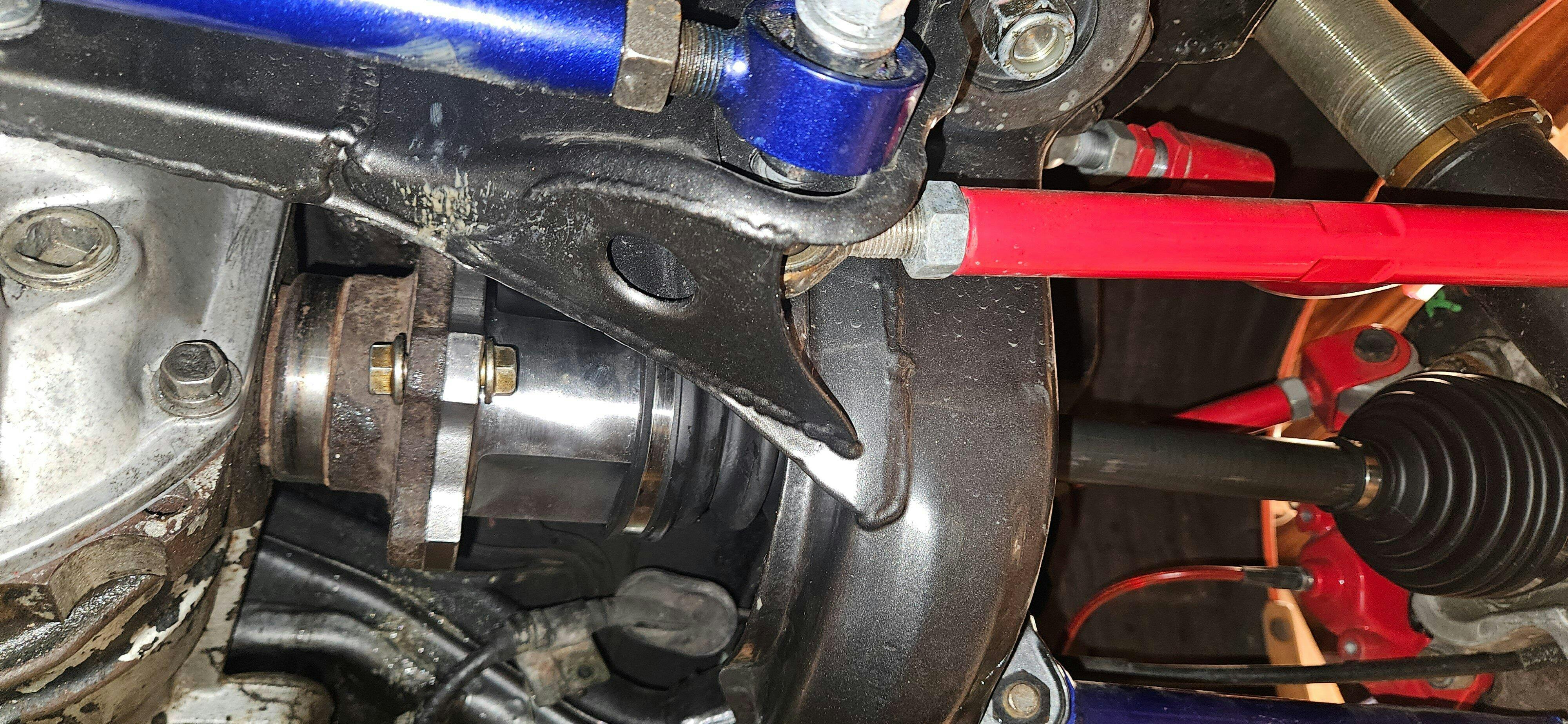 Z32/GTR alloy rear knuckle spherical strut bush upgrade (PAIR)
