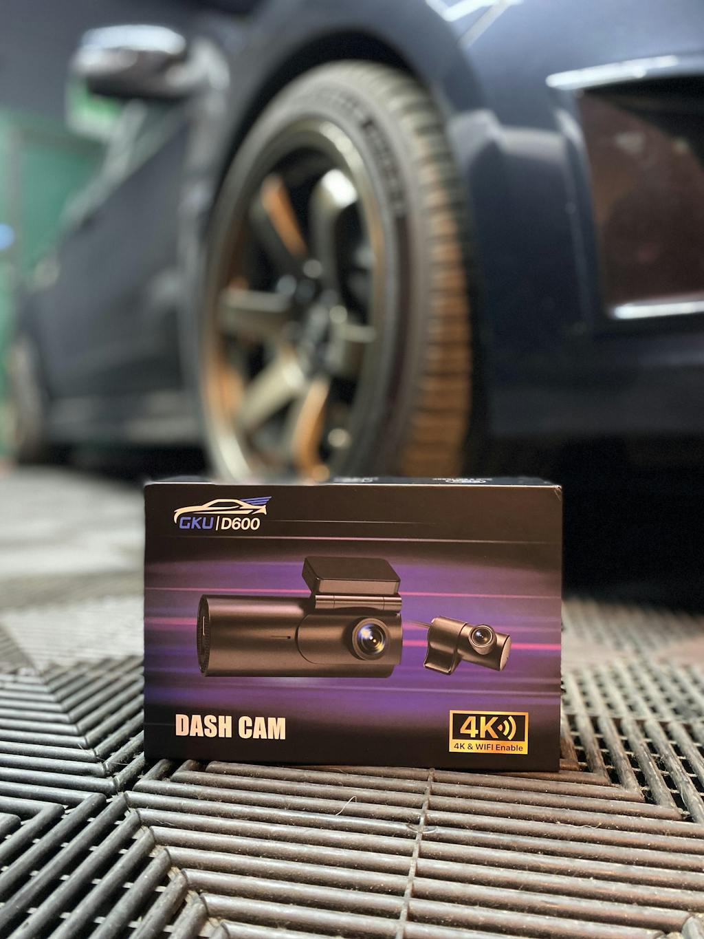 GKU D600Pro 4K WiFi GPS With 1.47 Inch IPS Screen Dash Cam