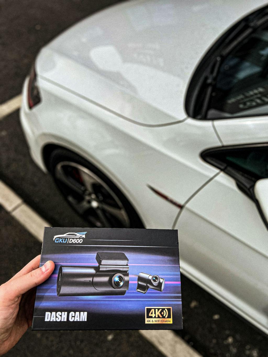 GKU D600 4K/2.5K WiFi Dash Cam