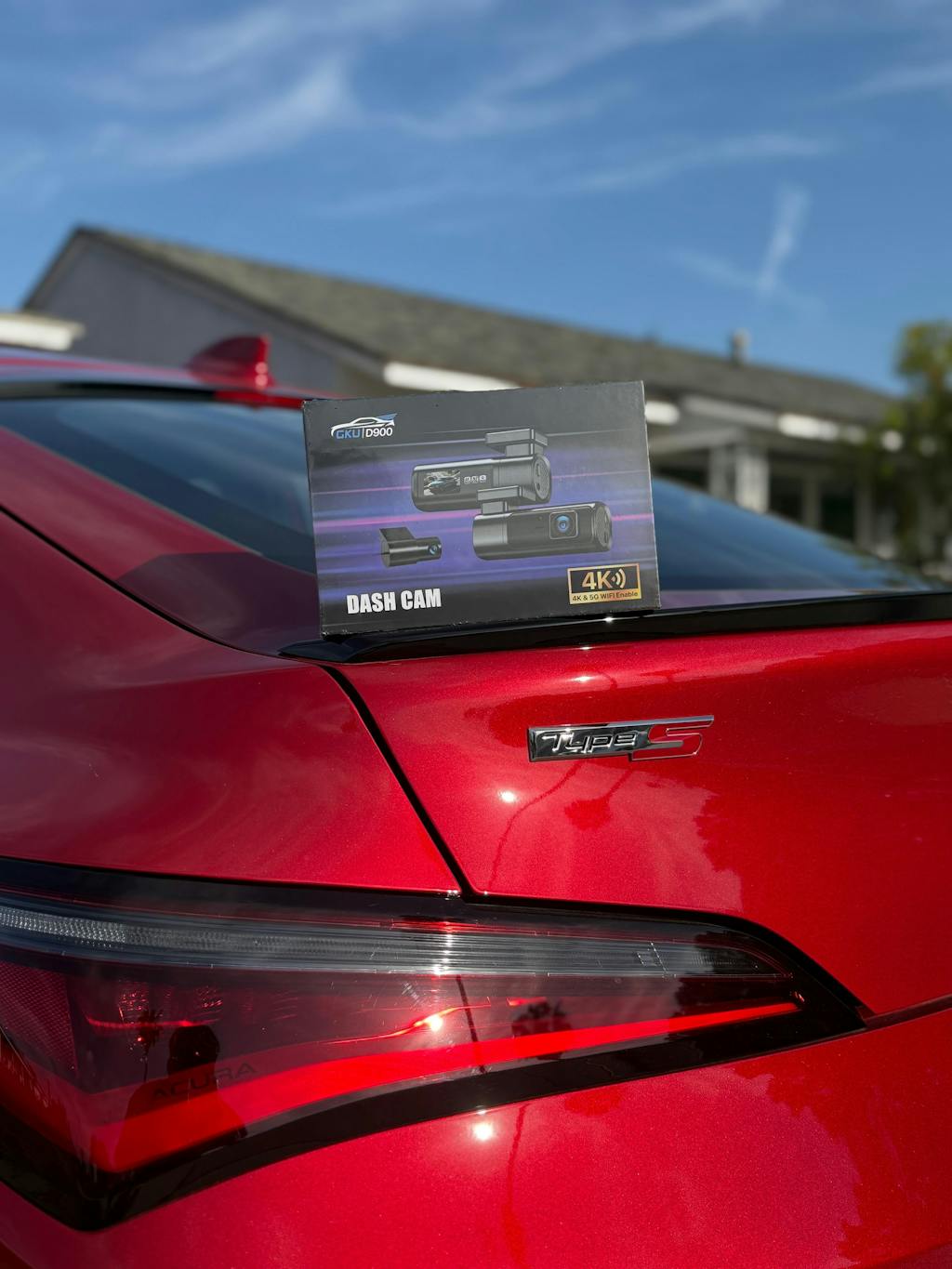 GKU D900 4K 30fps+2.5K 5G WiFi Dash Cam