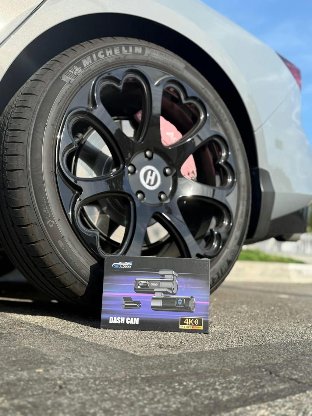 GKU D900 4K 30fps+2.5K 5G WiFi Dash Cam