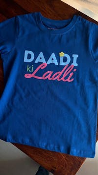 Daadi Ki Ladli Cotton T-Shirt for Kids