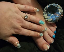 Sweet Oasis Toenails