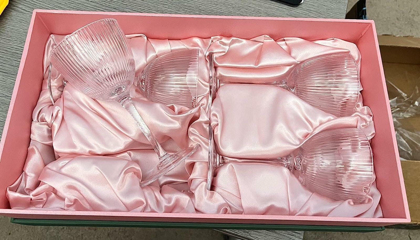 GLASSIQUE CADEAU Vintage Flamingo Belle Coupe Glasses For Cocktails And Champagne | Set Of 4 | 12 Oz Crystal Retro Style Stemmed Saucers For Elegant Bar Drinks | Tropical Glassware Collection - View #2
