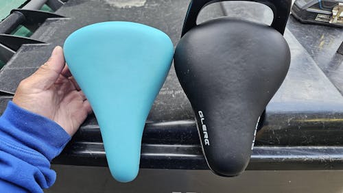 Kids Bike Seat Saddle with Parent Handle Accessories