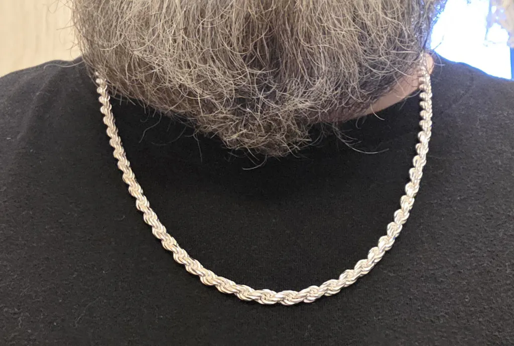 5MM Diamond-Cut Rope Chain