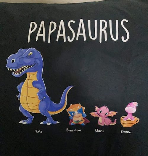 Papasaurus Personalized Shirt-AS312