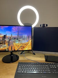 12" Desktop LED Glow Ring Light