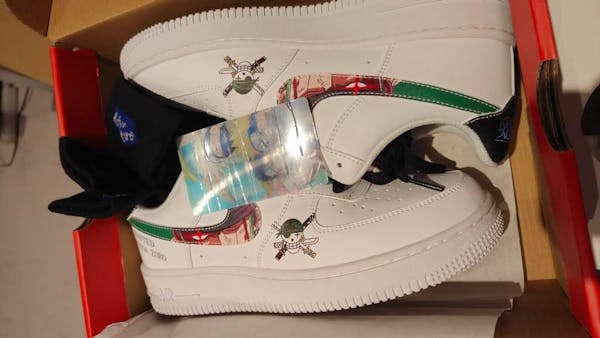 Luffy & Zoro Custom Sneakers
