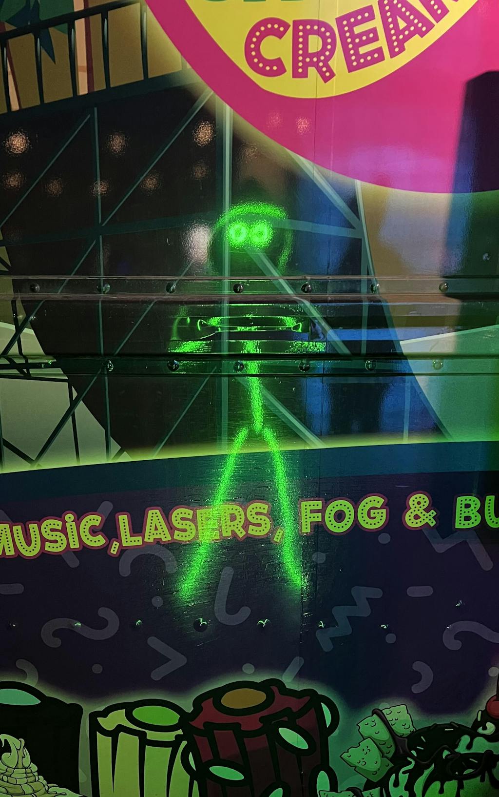 Adult LED stickman costume by Glowy Zoey