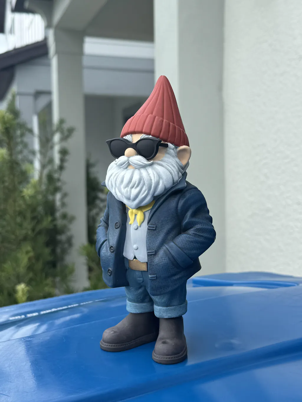 Stylish Garden Gnome | Longshore Gnüm Hand Painted – Gnum