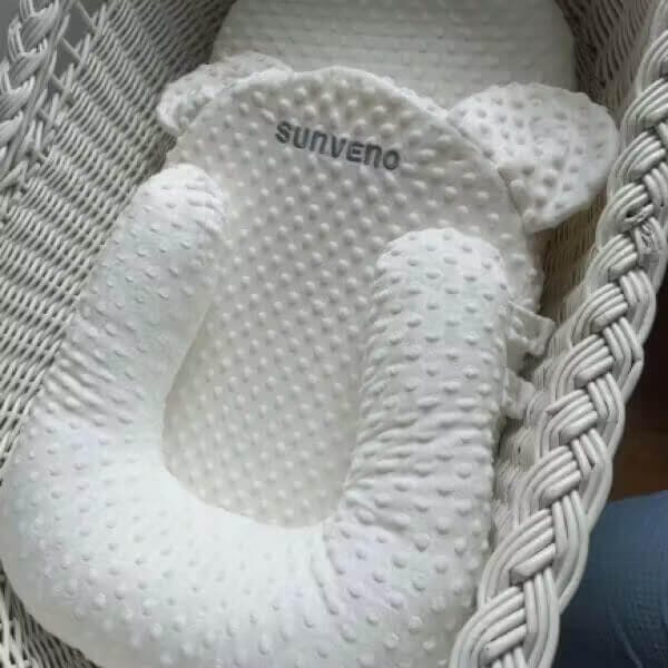 Safe Infant Round Baby Lounger Boppy Acid Reflux Tummy Time Pillow for