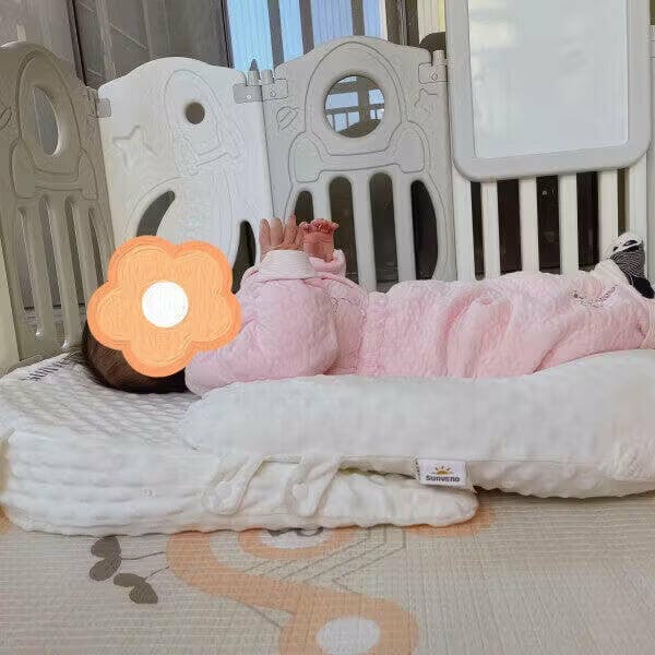 Safe Infant Round Baby Lounger Boppy Acid Reflux Tummy Time Pillow for