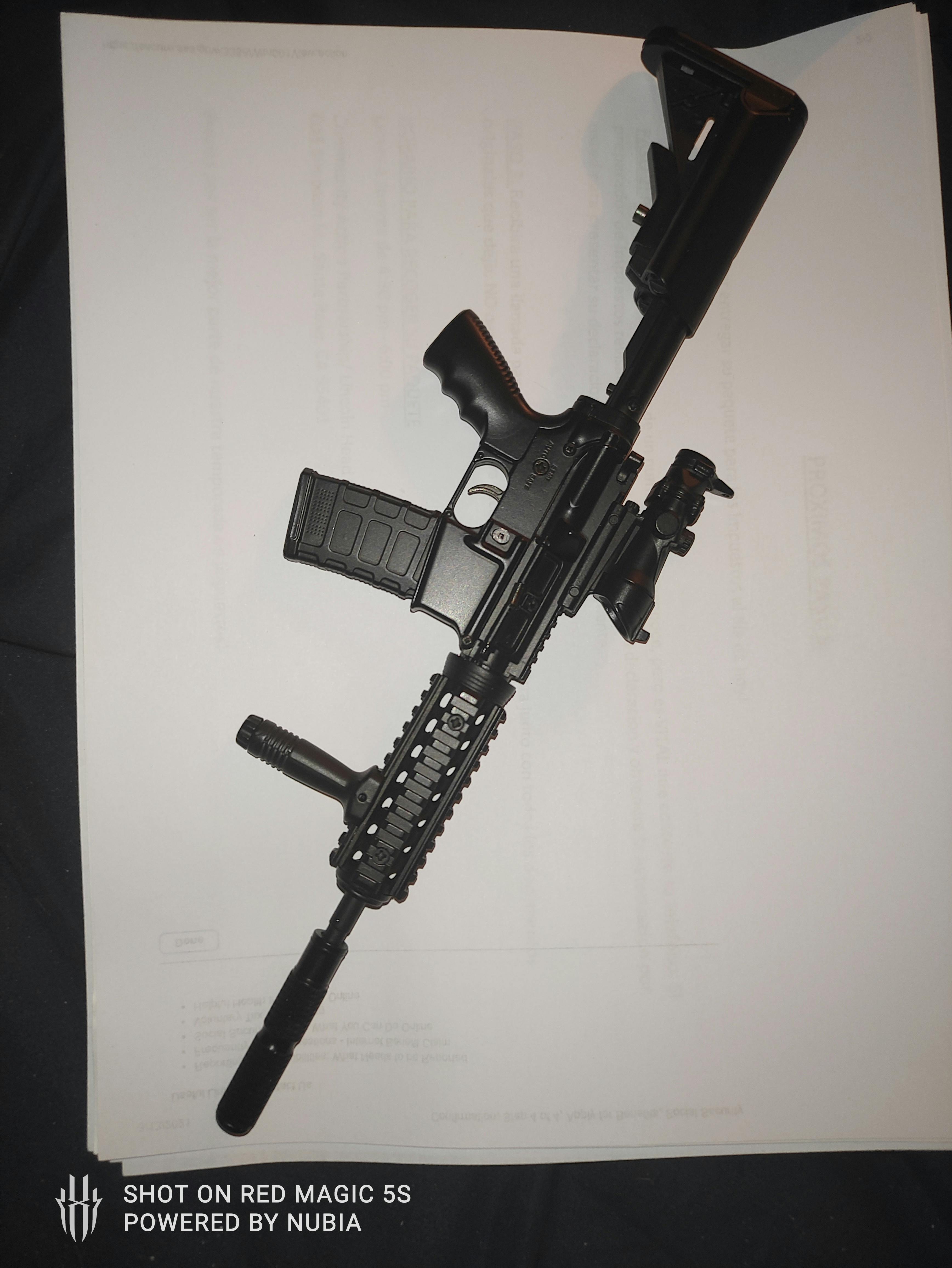 Miniature AR15 Die Cast Model Black GoatGuns Goat Guns