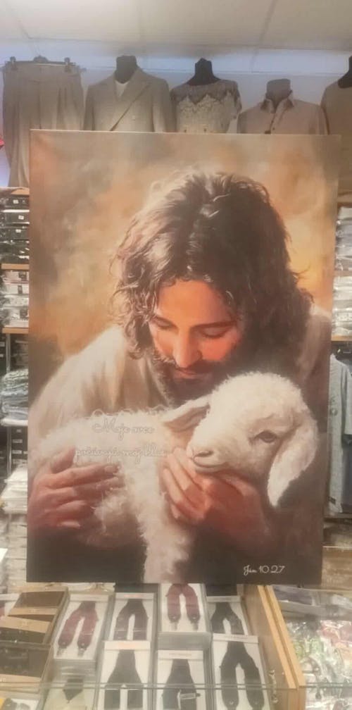 Moje ovce počúvajú môj hlas - Ján 10:27|Obraz na stenu