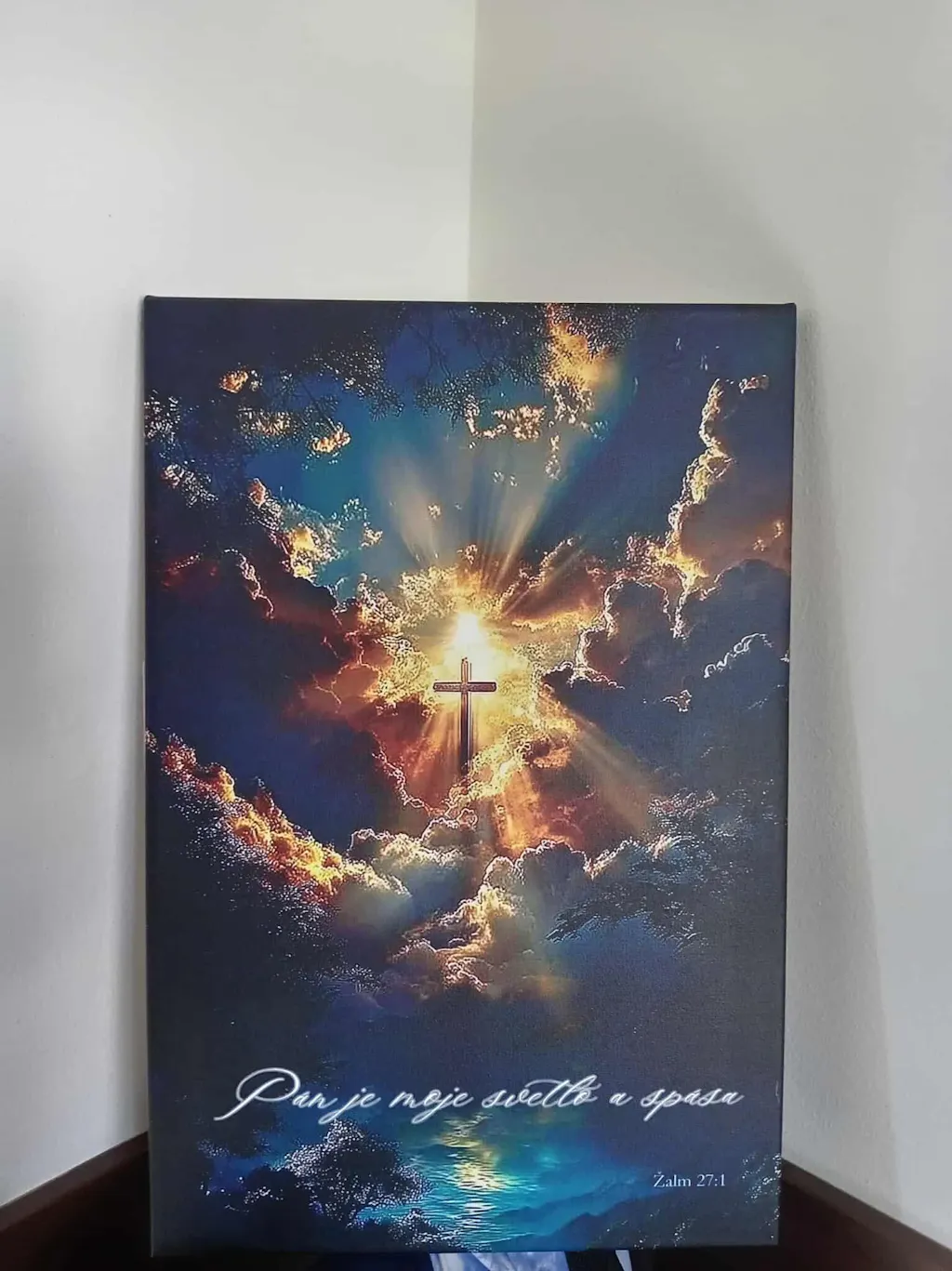 Obraz na stenu - Pán je moje svetlo a spása - Žalm 27:1