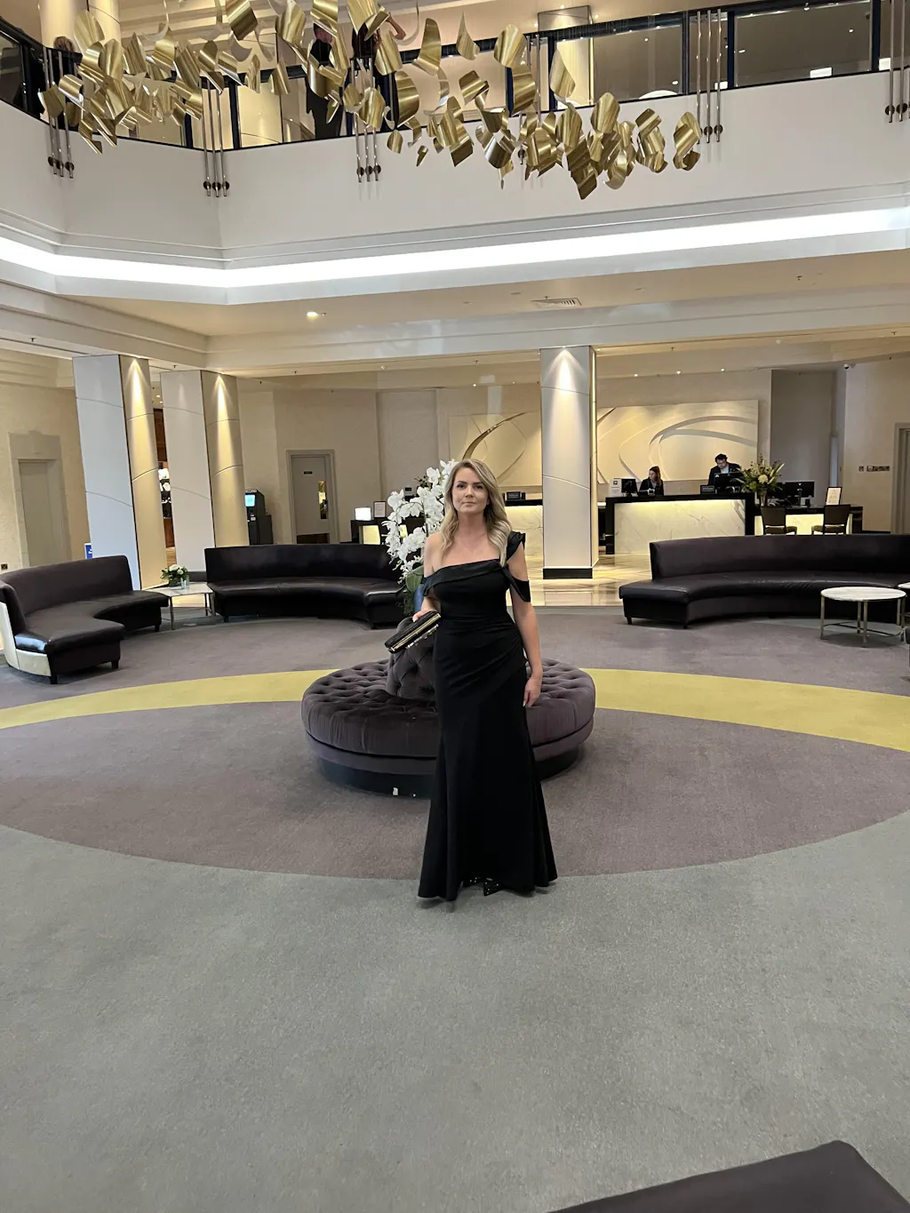 One Shoulder Satin Band Maxi Dress - Black by Goddiva (sku:  DR3454-BLACK-10) | Goddiva | Reviews on Judge.me