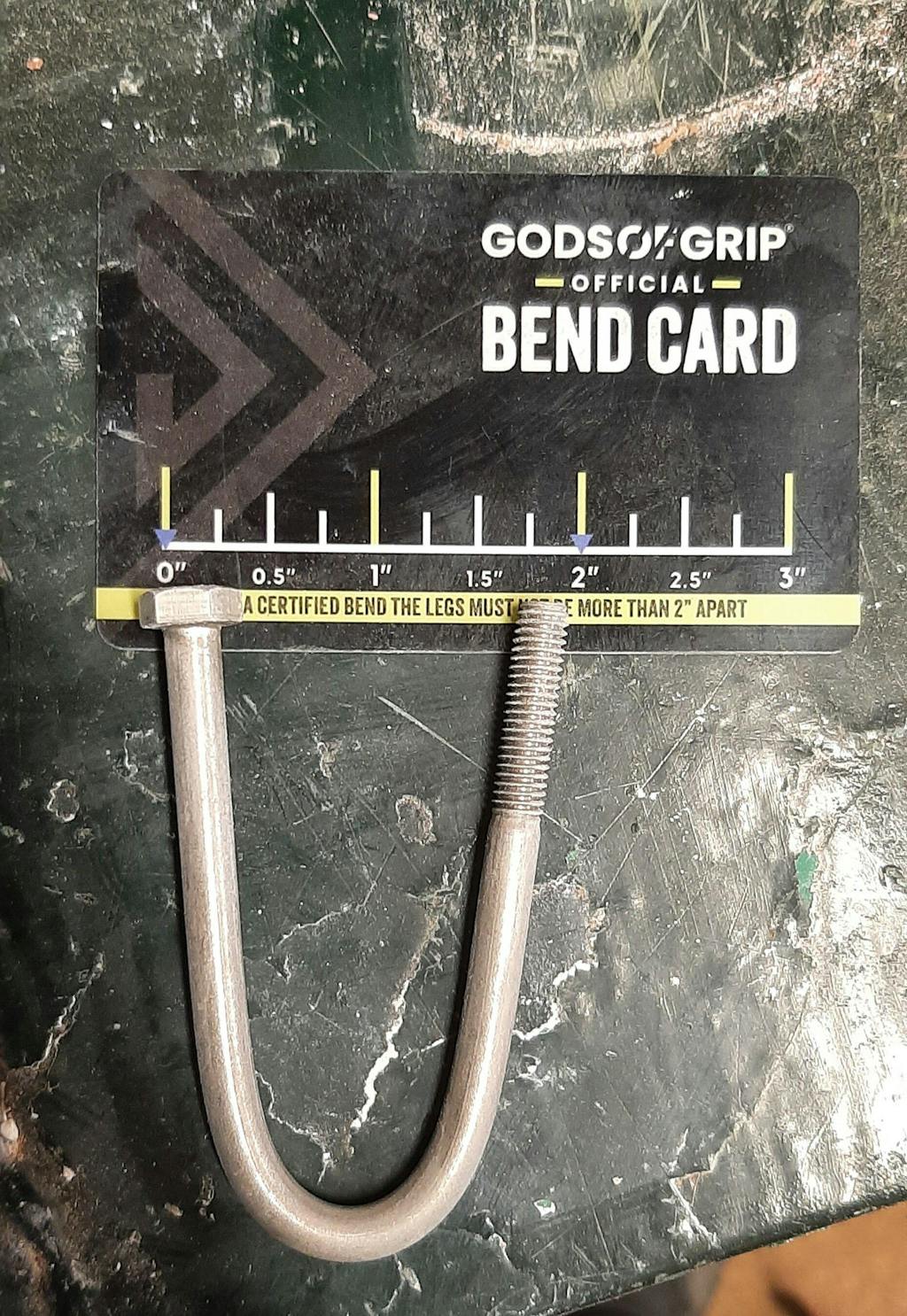 Short Steel Bending Bolt - 4 Star Difficulty