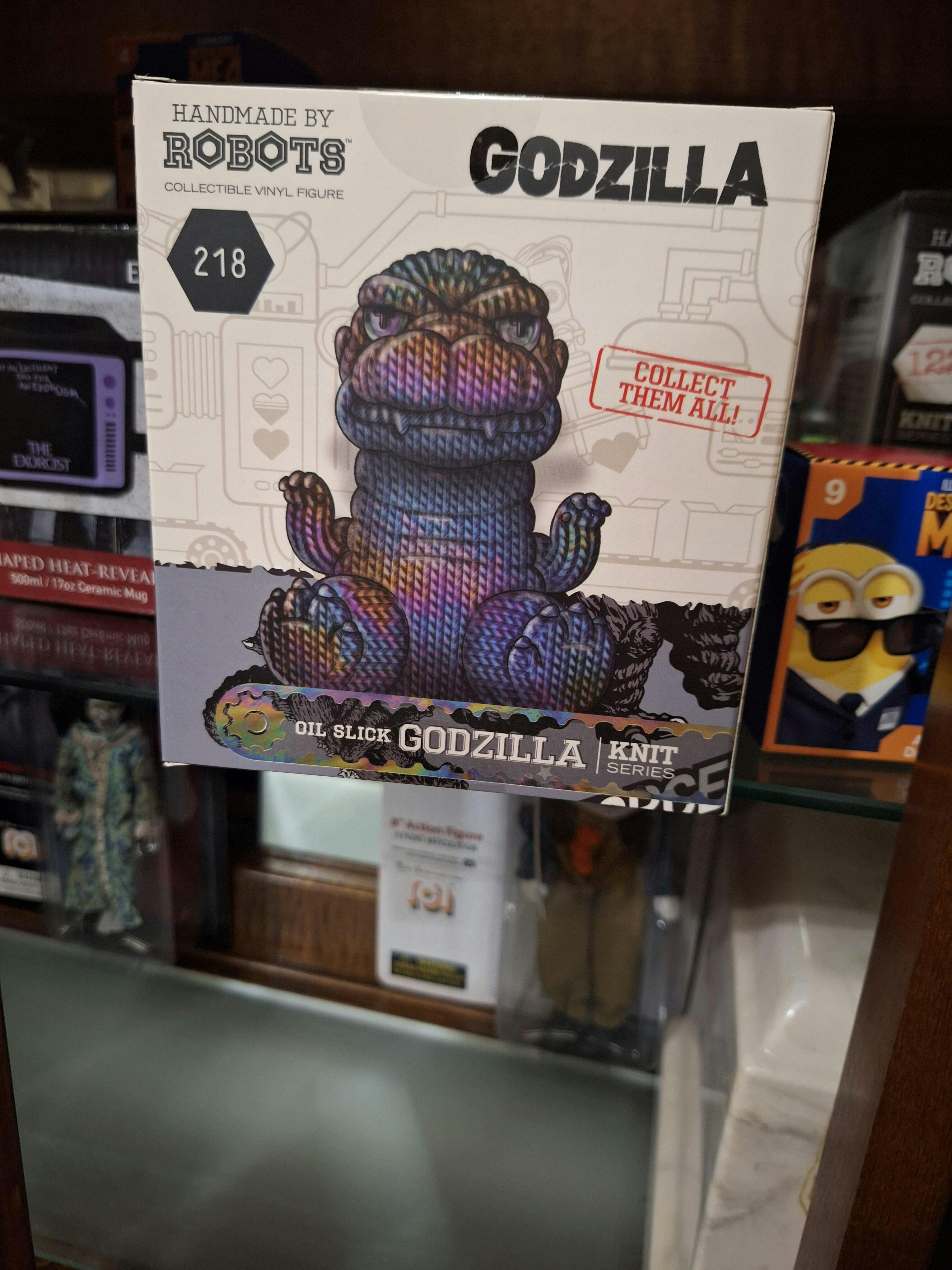Godzilla HMBR - Figura In Vinile Full Size Handmade By Robots - Colore Bianco - 5