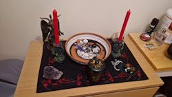 Satanic Pentagram Altar Cloth