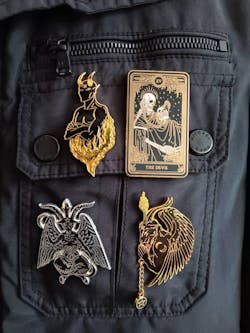 Satan: Dark Deities Enamel Pin