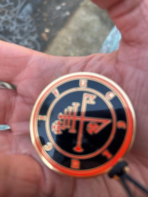 Lucifuge Sigil Pendant