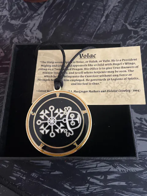 Valac Sigil Medallion - Ars Goetia Demon Seal