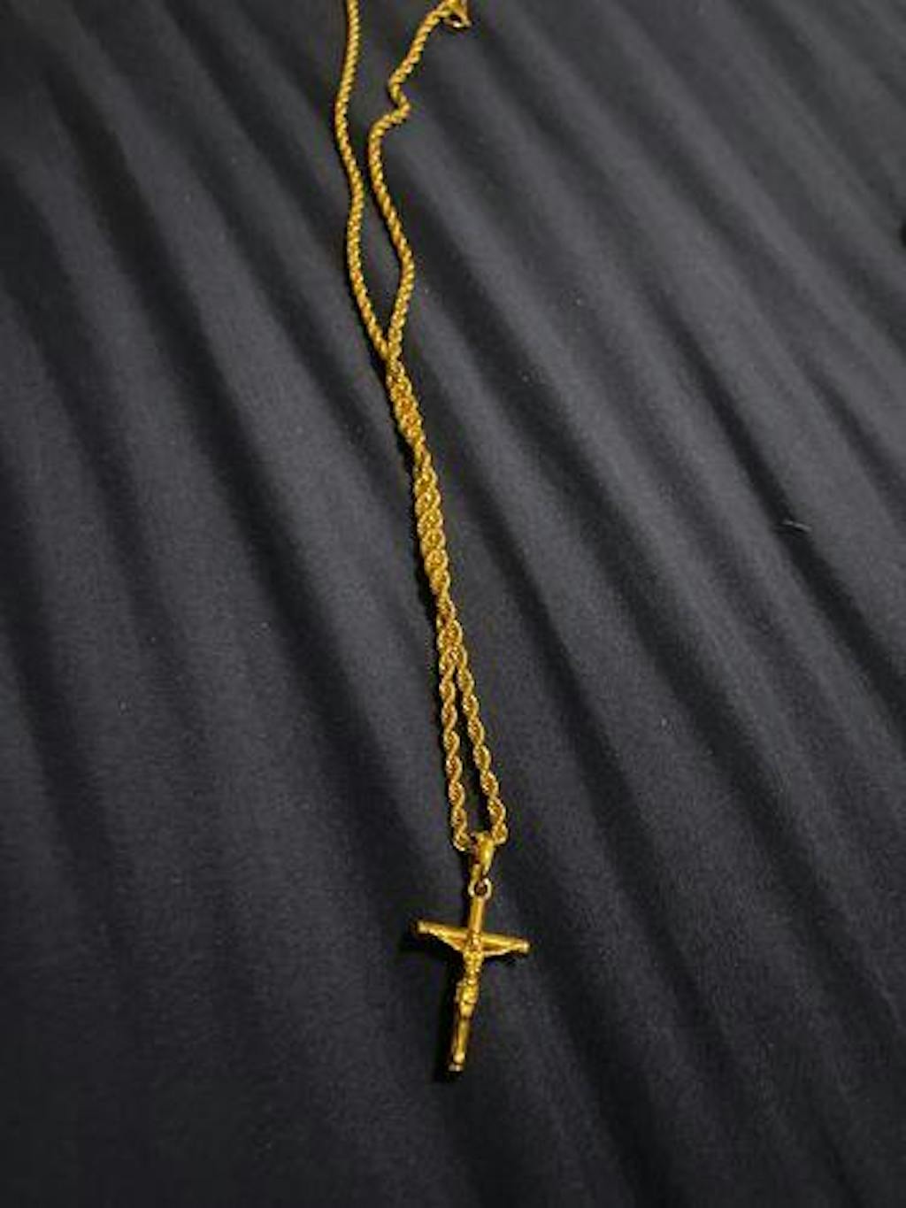 Gold Crucifix Necklace