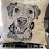 GoodBarks Custom Pet Portrait Pillow