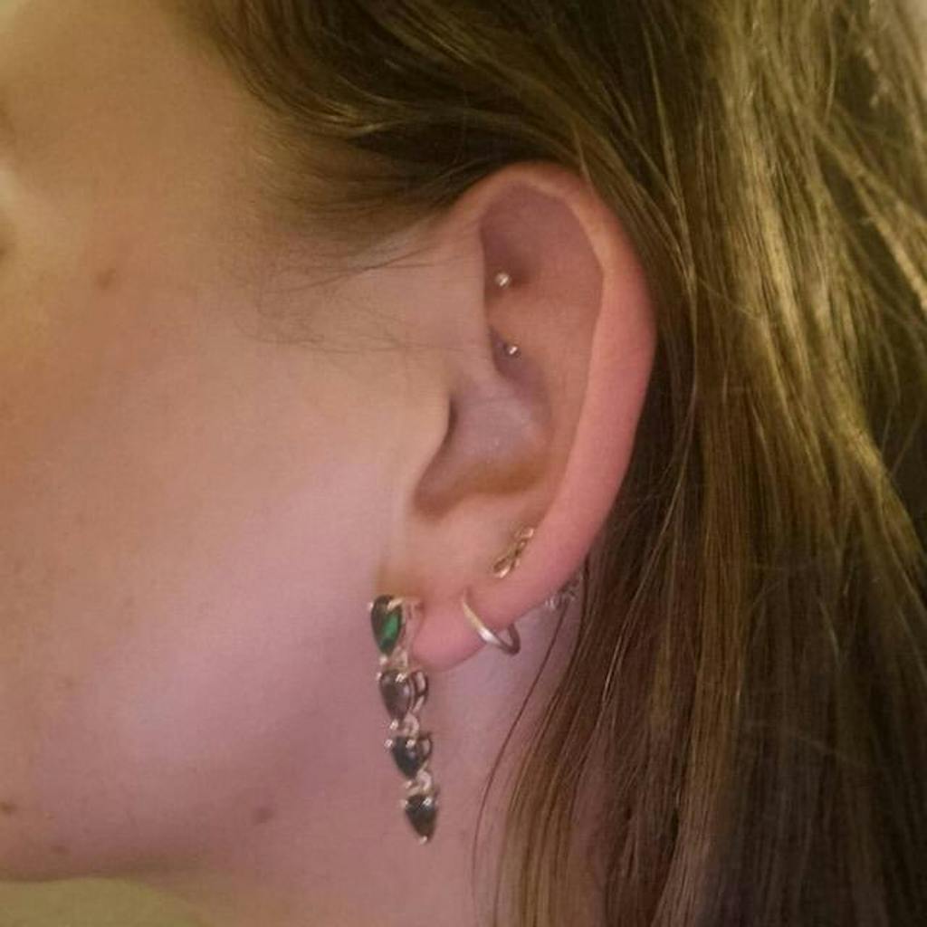 Black Multifire Opal Pear Drop Earrings