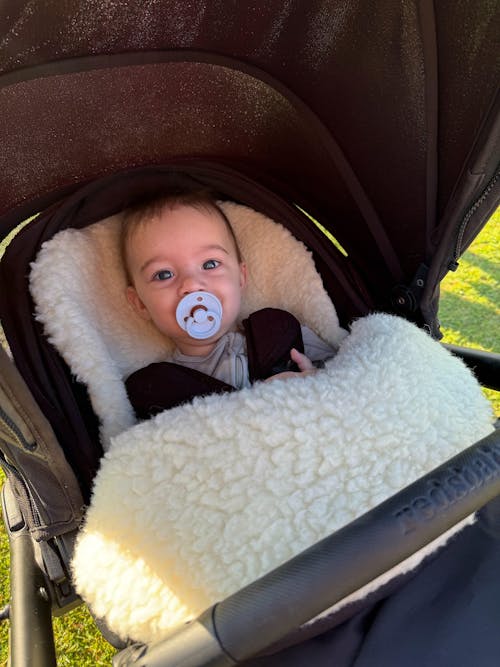 Classic Wool Footmuff 2in1 Pram Liner