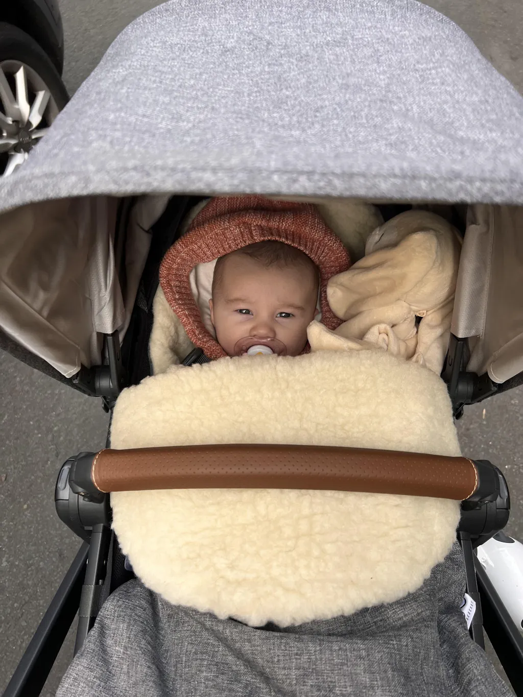 Classic Wool Footmuff 2in1 Pram Liner