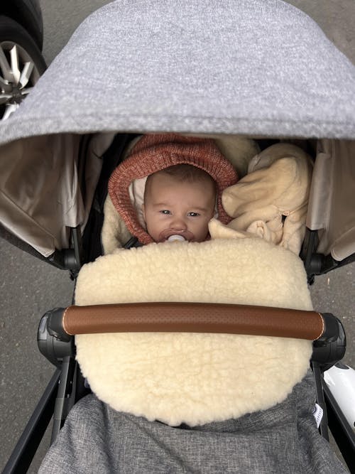 Classic Wool Footmuff 2in1 Pram Liner