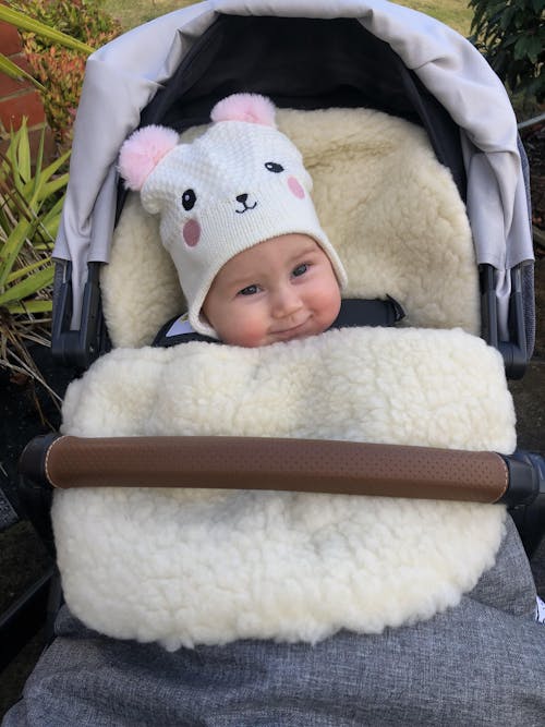 Classic Wool Footmuff 2in1 Pram Liner