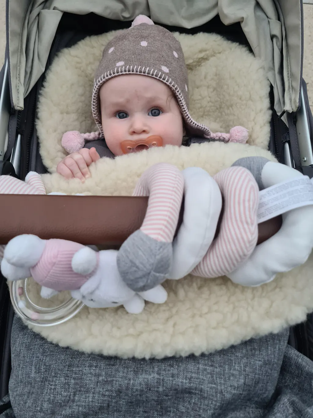 Classic Wool Footmuff 2in1 Pram Liner