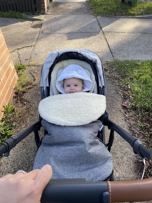 Classic Wool Footmuff 2in1 Pram Liner