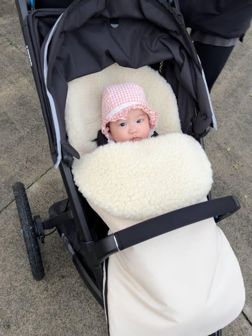 Classic Wool Footmuff 2in1 Pram Liner