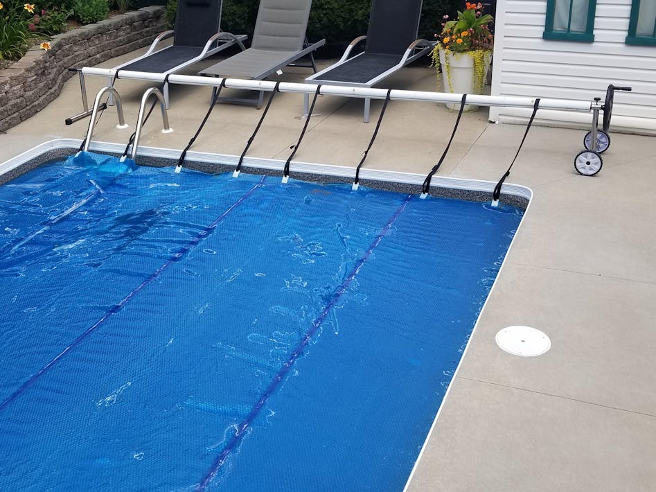 Stainless Steel Inground Pool Solar Cover Reel (tube not included) –  GoPiscine