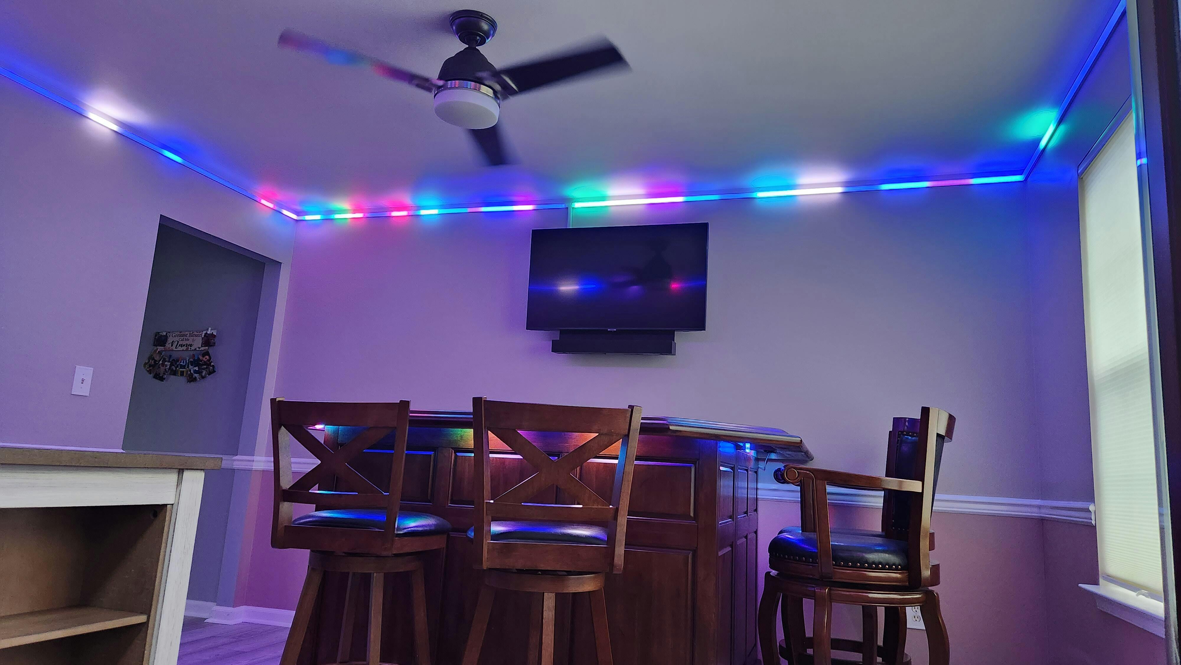 govee led strip light installation video