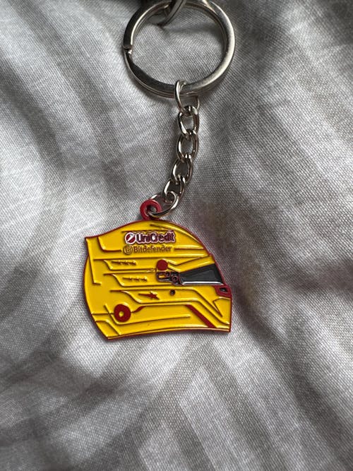 Lewis Hamilton 2025 Helmet Enamel Keychain